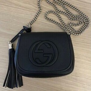 Black Lovely Gucci Mini Bag Soho